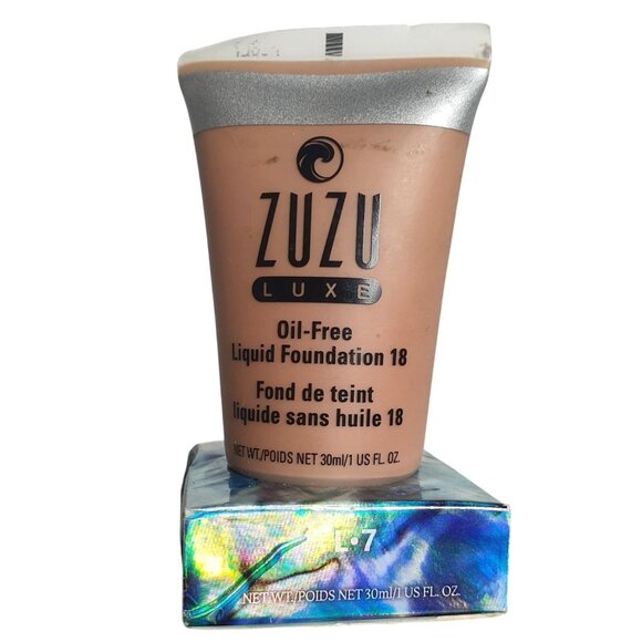 Zuzu Luxe Liquid Foundation L-7 Shade Gluten-Free Mineral Based - Picture 2 of 5